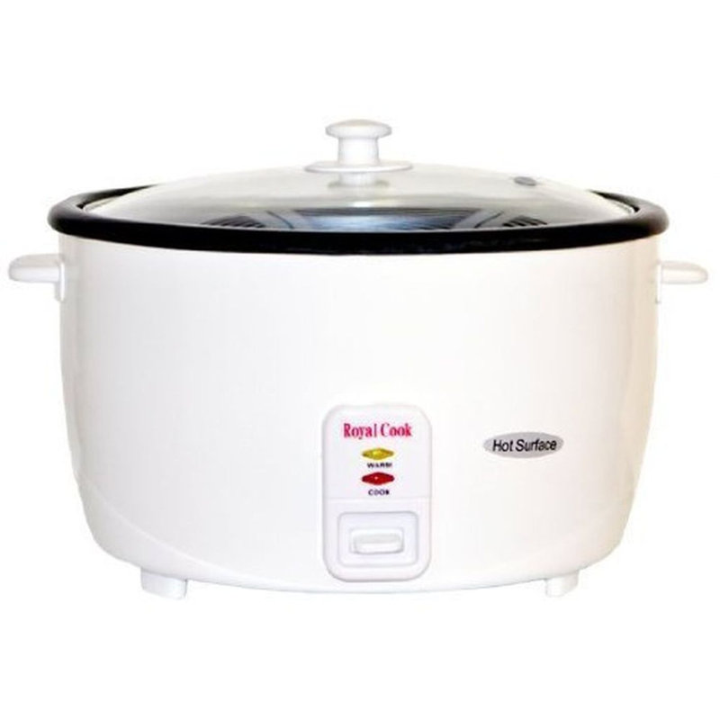 Royal Cook Persian 25 Cup Rice Cooker with Glass Lid & Reviews Wayfair